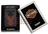 Zippo Harley Davidson Design Black Matte 48983