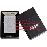 Zippo Johnny Cash Elegant Lustre Design High Polish Chrome 48991