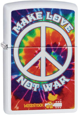 Zippo Woodstock 50th Anniversary White Matte 49013