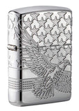 Zippo Patriotic Design High Polish Chrome 49027