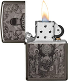 Zippo Mayans M.C. Black Ice 49031