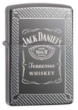Zippo Jack Daniel's Armor Black Ice Whiskey Label 49040