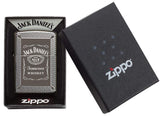 Zippo Jack Daniel's Armor Black Ice Whiskey Label 49040