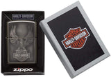 Zippo Harley-Davidson Eagle Soars Black Ice 49044