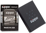 Zippo Logo Design Black Ice 49051
