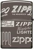 Zippo Logo Design Black Ice 49051