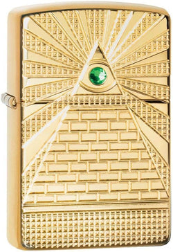 Zippo Eye of Providence High Polish Brass Design 49060