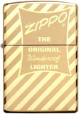 Zippo Vintage Box Top Brass 49075