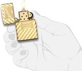 Zippo Vintage Box Top Brass 49075