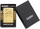 Zippo Vintage Box Top Brass 49075