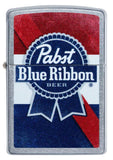 Zippo Pabst Blue Ribbon Logo Street Chrome 49077
