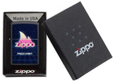 Zippo Gaming Flame Logo Design Black Matte 49115