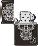 Zippo Anne Stokes Laser Fancy Fill Skull Design 49143