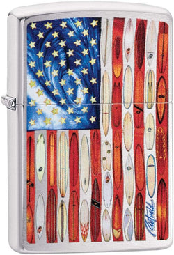Zippo Rick Rietveld American Flag Design 49145
