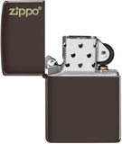 Zippo Brown Zippo Logo 49180ZL