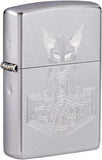 Zippo Hammer of Thor Design Satin Chrome 49249