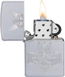 Zippo Hammer of Thor Design Satin Chrome 49249