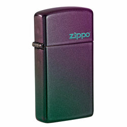 Zippo Slim w/Zippo Logo Iridescent 49267ZL