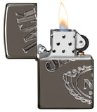 Zippo Armor Engraved Wrap Around Jack Daniel's Logo 49282