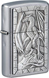 Zippo Dragon Emblem Street Chrome 49296