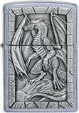 Zippo Dragon Emblem Street Chrome 49296
