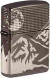 Zippo Armor Mountain Design Black Ice 49299