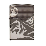 Zippo Armor Mountain Design Black Ice 49299