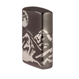 Zippo Armor Mountain Design Black Ice 49299