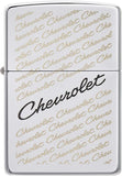 Zippo Chevrolet Script Logo High Polish Chrome 49305