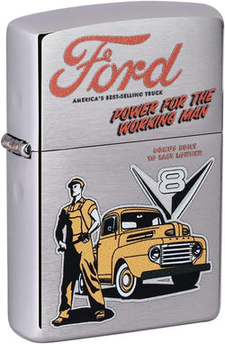 Zippo Ford Vintage F1 Truck Design 49306