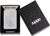 Zippo Don't Tread on Me Satin Chrome 49309