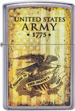 Zippo U.S. Army 1775 Street Chrome 49315