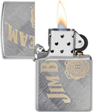 Zippo Jim Beam Diagonal Weave 49324