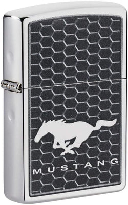 Zippo Ford Mustang High Polish Chrome 49328