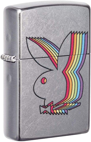 Zippo Playboy Multicolor Bunny Street Chrome 49343