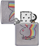 Zippo Playboy Multicolor Bunny Street Chrome 49343