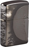 Zippo Armor Wolf Design Black Ice 49353