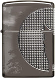 Zippo Armor Wolf Design Black Ice 49353