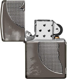 Zippo Armor Wolf Design Black Ice 49353