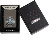 Zippo Dollar Design Black Ice 49395