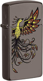 Zippo Phoenix Design Slim Black Ice 49407