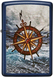 Zippo Compass Design Navy Matte 49408