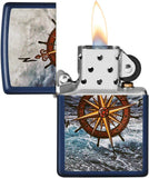 Zippo Compass Design Navy Matte 49408