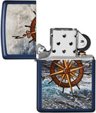 Zippo Compass Design Navy Matte 49408