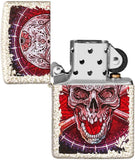 Zippo Sugar Skull Design Mercury Glass 49410