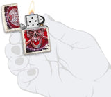 Zippo Sugar Skull Design Mercury Glass 49410