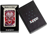 Zippo Sugar Skull Design Mercury Glass 49410