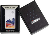 Zippo Slim Landscape High Polish Chrome 49412