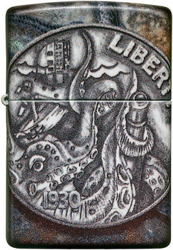 Zippo Pirate Coin 540 Color 49434