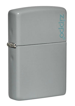 Zippo Flat Grey Logo 49452ZL